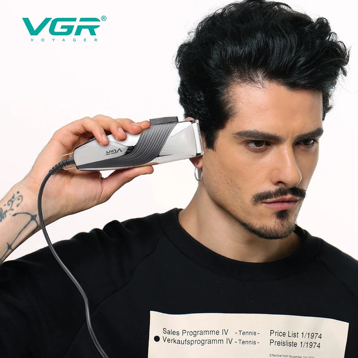 VGR Hair Trimmer Adjustable Hair Cutting Machine Professional Hair Clipper Electric Haircut Machine Wired Trimmer for Men V-121