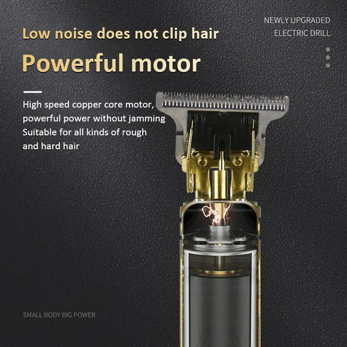 New Electric Hair Clipper Carve Mark Seiko Hair Salon Elderly Children Oil Head Electric Push Shear Shaving Clipper Household