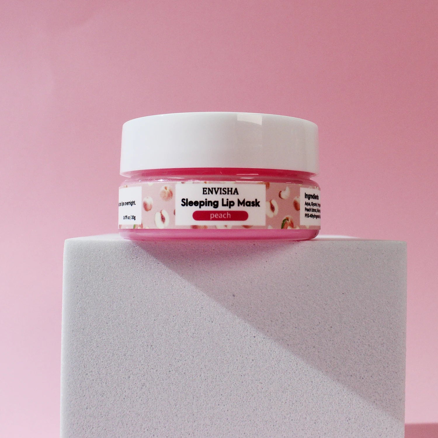 ENVISHA Mango Lip Sleep Mask Night Sleeping Maintenance Moisturizing Fade Lip Lines Nourishing Lip Balm Skin Care Beauty Health