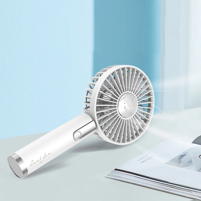 Xiaomi Summer Mini Fan Portable 3 Speed Adjustable Fans USB Rechargeable Desk Handheld Air Conditioner Cooler For Outdoor