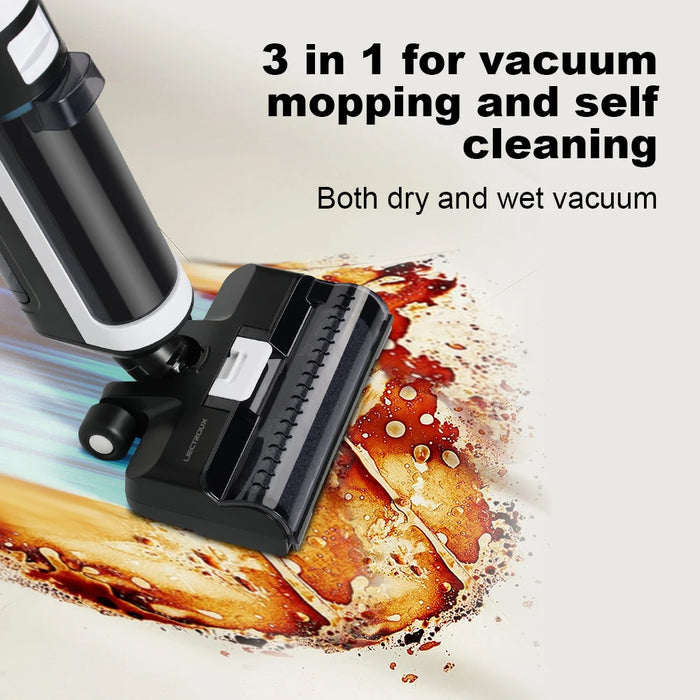 Liectroux i7 Pro Cordless Handheld Smart Vacuum Cleaner,Wet Dry,Floor & Self drying,Self Cleaning,voice gulance