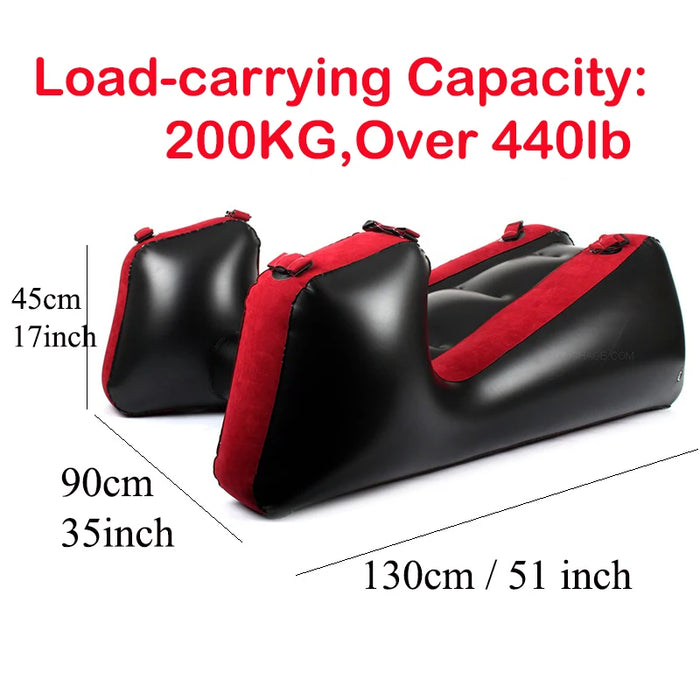 Flocking Pvc Open Leg Spread Cushion Inflatable Sofa Body Support Erotic Chair Exotic Women And Man Bed Sofa Night Cushion Game