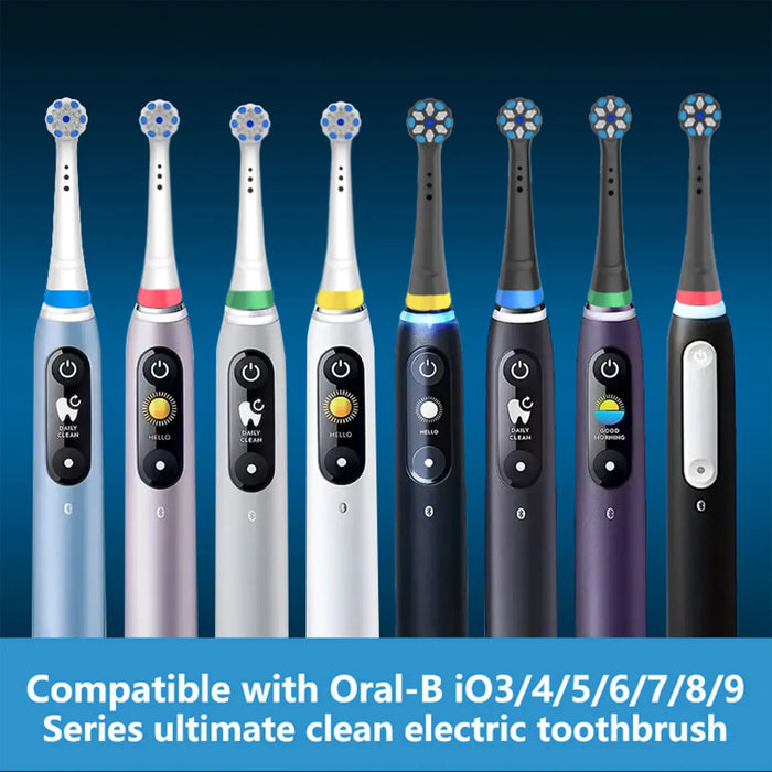 Replacement Toothbrush Heads Compatible with Braun Oral B iO 3/4/5/6/7/8/9/10 Series Electric Toothbrush Replacement Heads