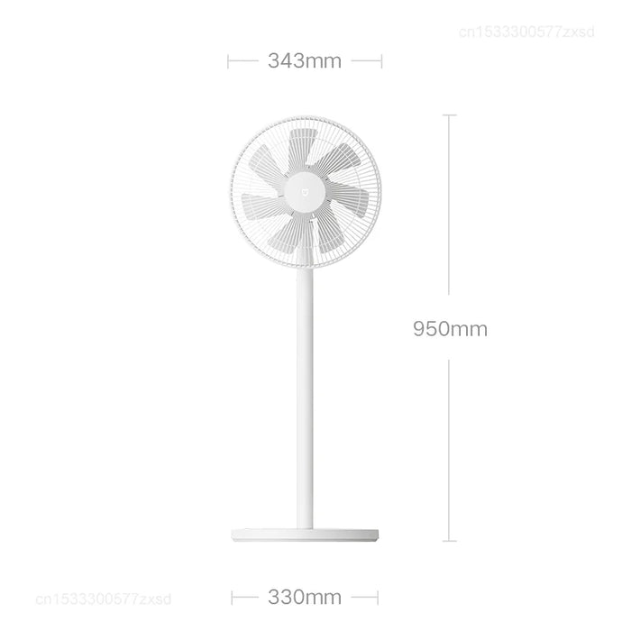 Xiaomi Mijia 1X Smart DC Standing Fan Upgraded Version Frequency Conversion Electric Floor Standing Fans Work with Mi Home App