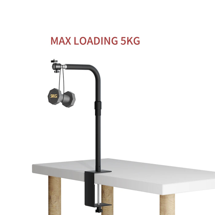 SH 50cm Desktop Flexible Metal Bracket With Ball Head Max Loading 5kg For Plate Light Projector Smartphone Camera