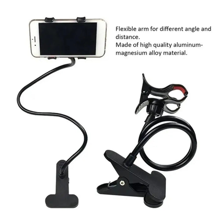 360 Universal Lazy Bracket Mobile Phone Holder Portable Flexible Bed Desktop Bracket Smartphones Table Clip Stand Base Support