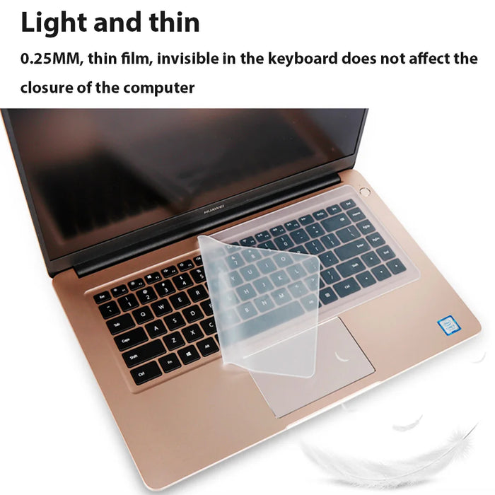 Laptop Keyboard Cover Protector For 12-17 In Waterproof Dustproof Ultrathin Silicone Notebook Computer Keyboard Protective Film