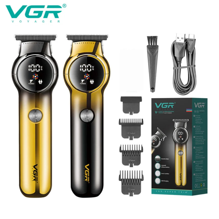 VGR Hair Trimmer Electric Haircut Machine Professional Haircut Hair Clipper Cordless Hair Cutting Machine Trimmer for Men V-989