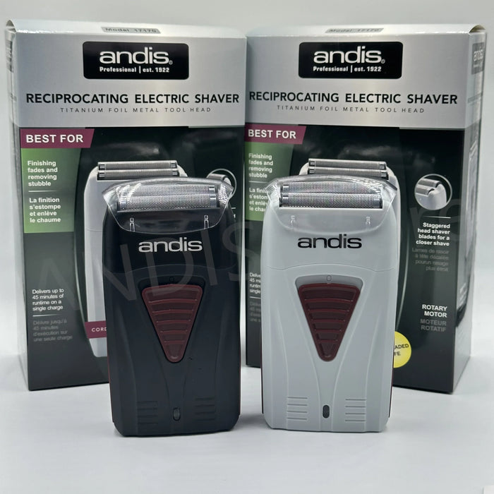 Andis 17170 Foil Lithium Titanium Shaver Smooth Shaving Cordless ANDIS Shaver For Men Razor Bald Hair Clipper 100% Original