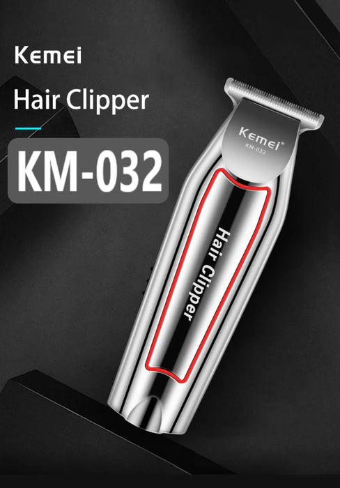 Kemei KM-032 electric hair clipper barber carving trimmer professional hair clipper ceramic blade cordless trimmer