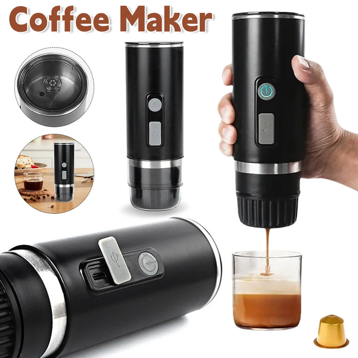 3 in 1 Portable Coffee Maker Fast Charging Electric Italian Coffee Machine Outdoor Travel Coffee Mixer for Nespresso Accessories