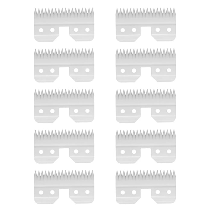 18 Teeth Pet Replacement Ceramic Blades Fast Feed For Oster Clipper A5 (3F,3FC,4F,4FC,5F,5FC,7F,7FC,3#,4#,5#,7#,8.5#,9#,10#)