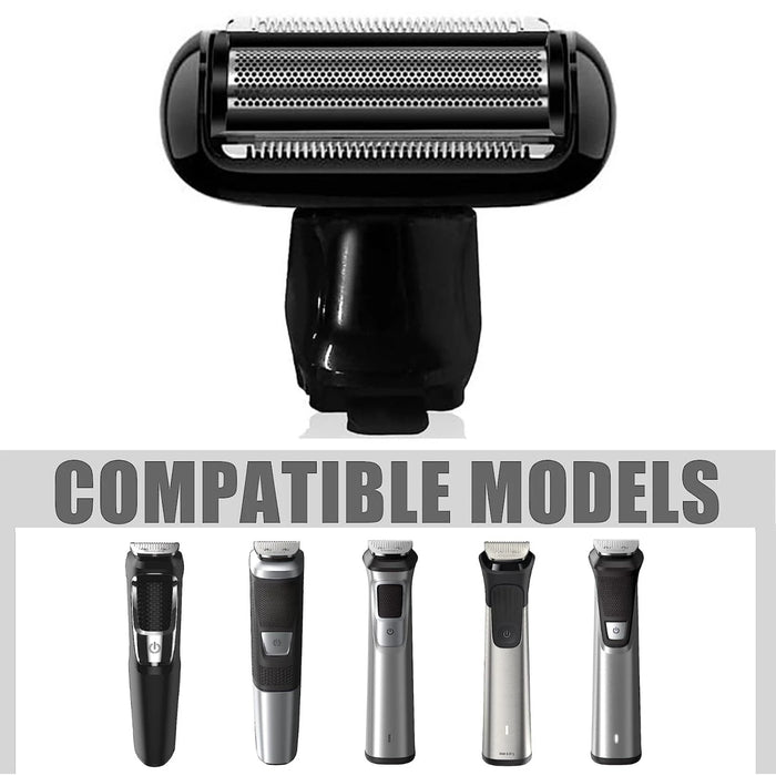 Replacement Heads Shaver Foil Compatible with Philips Norelco Multi groomer Body All in one Trimmer Series 3000/5000/7000/9000