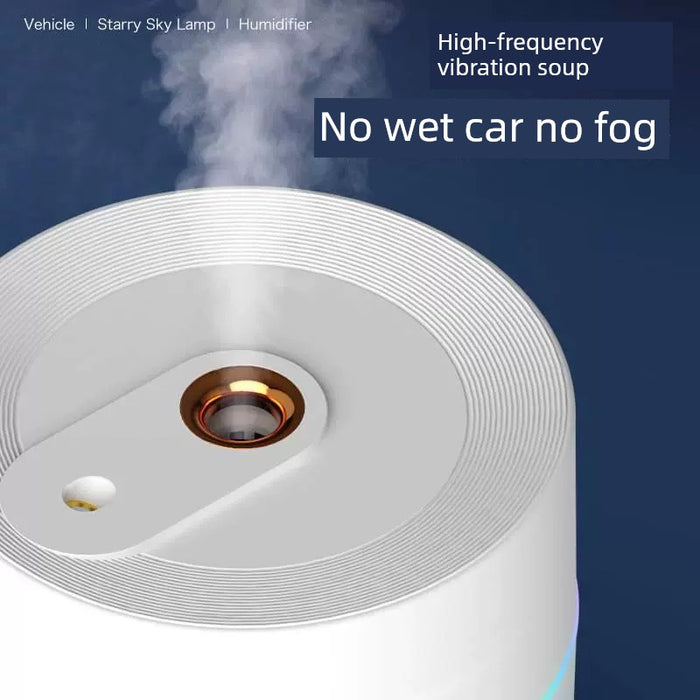 Cross-Border Mini Car Starry Sky Humidifier USB Charging Desktop Large Spray Small Dehumidifier Set Gift Logo