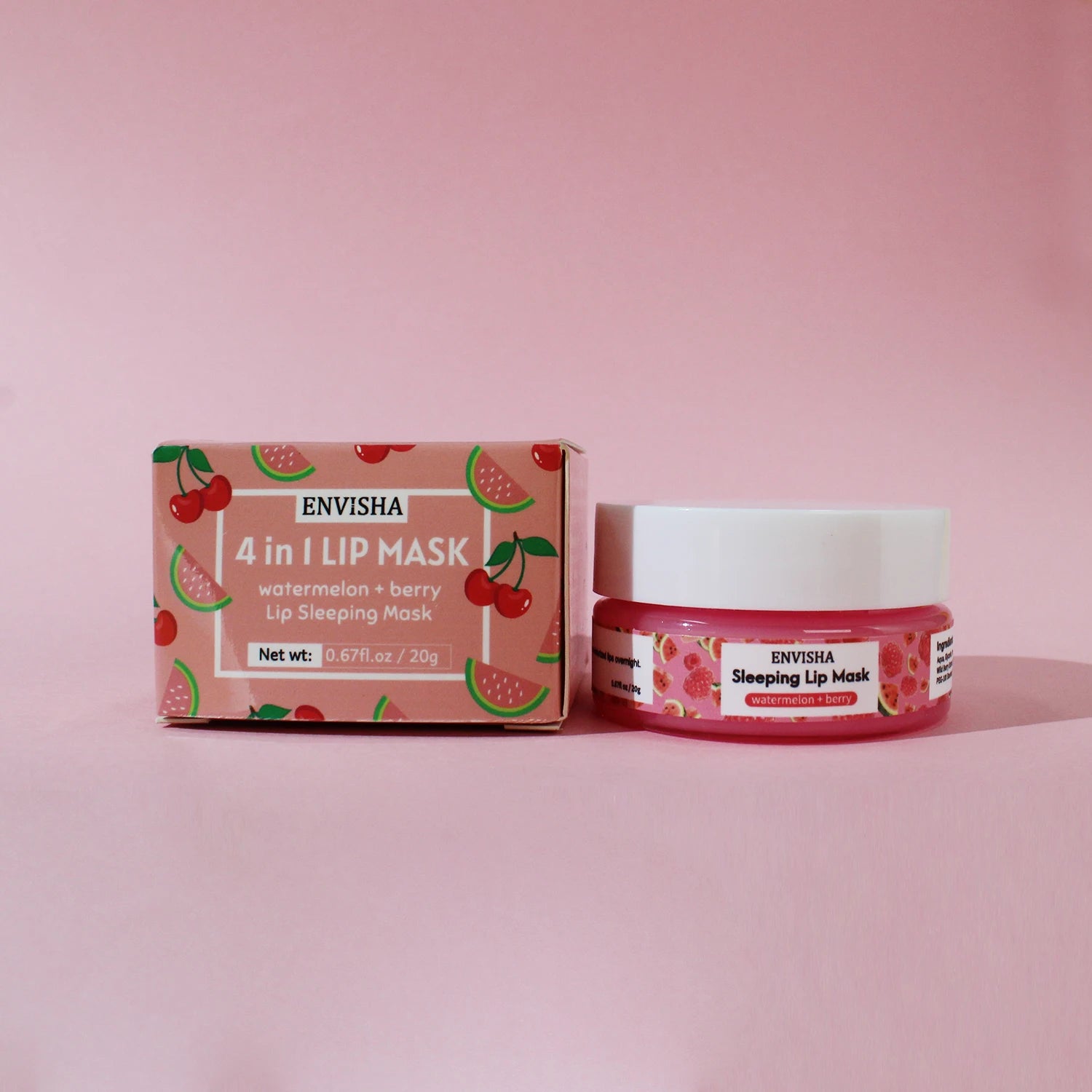 ENVISHA Mango Lip Sleep Mask Night Sleeping Maintenance Moisturizing Fade Lip Lines Nourishing Lip Balm Skin Care Beauty Health