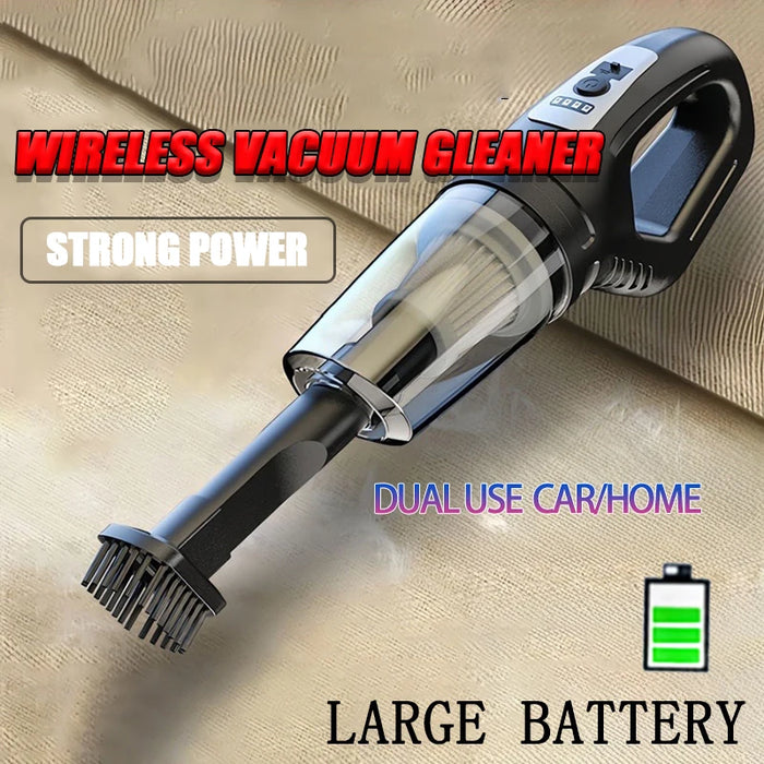 USB Charging Handheld Cordless Vacuum Cleaner 120W Portable Car Vacuum Cleaner Powerful Suction for Car Home Office Pet Hair