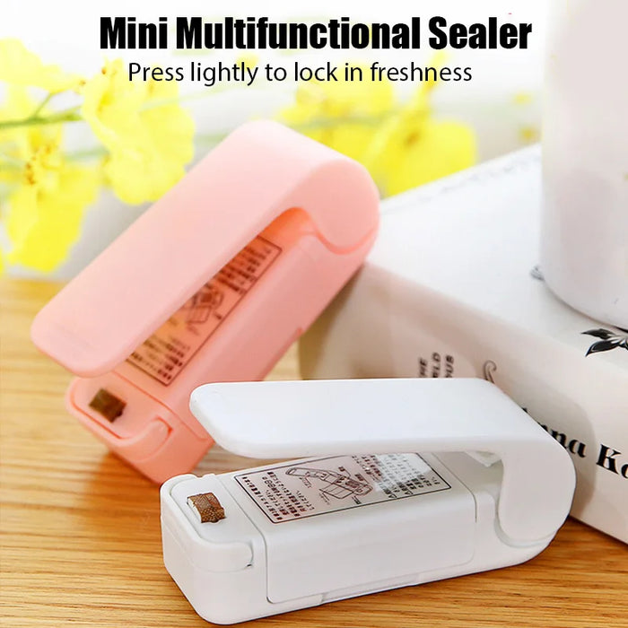 Portable Vacuum Food Sealers Plastic Package Storage Bag Clip Sealing Machine Food Bag Closure Package Sealer Bags Kitchen Tool