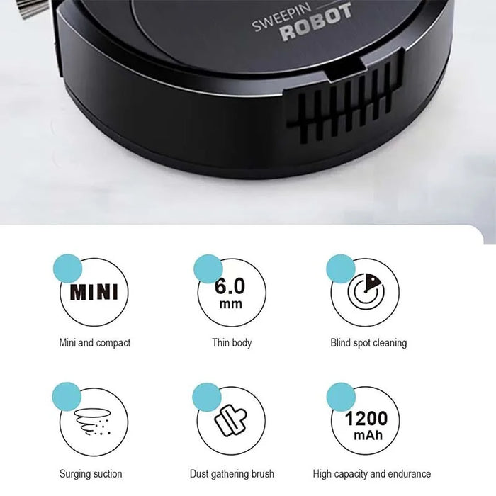 Smart Vacuum Cleaner Sweeper Automatic Robot Household Sweeper Portable Wireless Electric Household Appliance Vacuum Cleaner