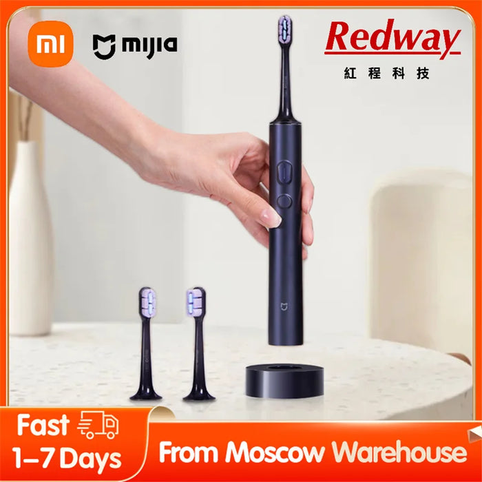 Xiaomi Mijia T700 Sonic Electric Toothbrush LED Display IPX7 Full Machine Waterproof Super Dense Soft Bristle Inductive Charging