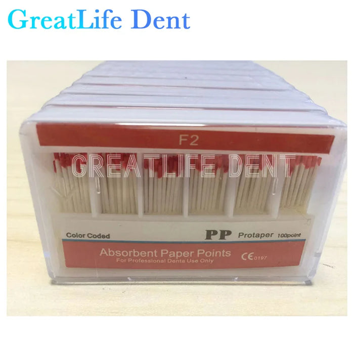 10box Dental Absorbent Paper Points F1 F2 F3 F4 F5 Dental Material Supplier GPP