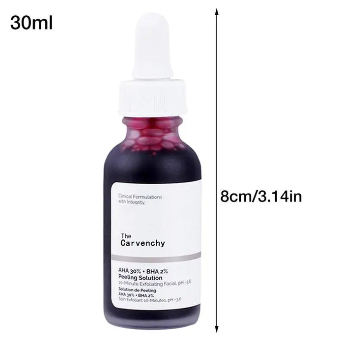 Face Makeup Peeling Solution AHA 30% + BHA 2% Acne Removing Serum Repair Hyaluronic Acid Face Skin Care Treatments