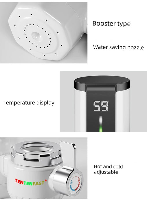 110V Outlet Installation-Free Electric Faucet Heater Instant Hot and Cold Water Faucet Miniture Water Heater Fast Hot