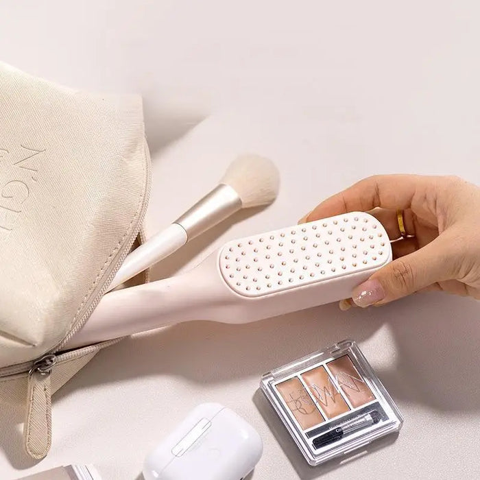 1pc Self-Cleaning Anti-Static Massage Comb, Retractable RotatingLifting Self Cleaning Hair Brush, Hair Styling Tools