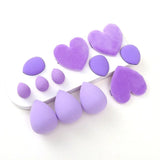 12Pcs Makeup Sponge Blender Beauty Egg Set Foundation Sponges Liquid Cream Cosmetic Puff Women Make Up Accessories Beauty Tools