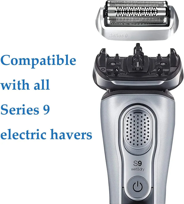 92S Replacement Head Compatible with Braun Series 9 Electric Shaver 9290cc,9291cc,9370cc,9293s,9385cc,9390cc,9330s,,9296cc