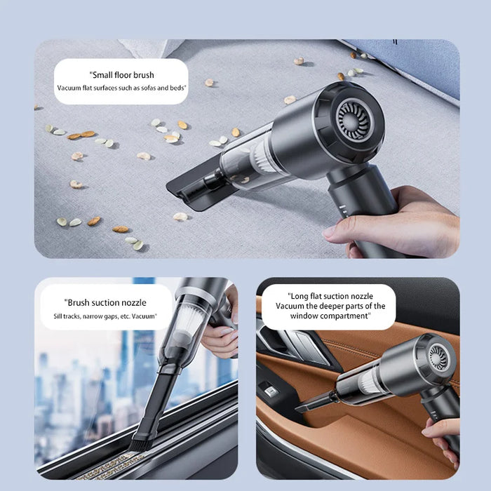 Xiaomi MIJIA Car Vacuum Cleaner 9200000PA Wireless Mini Handheld Strong Suction Clean Machine Portable Vacuum Clean For Home Hot