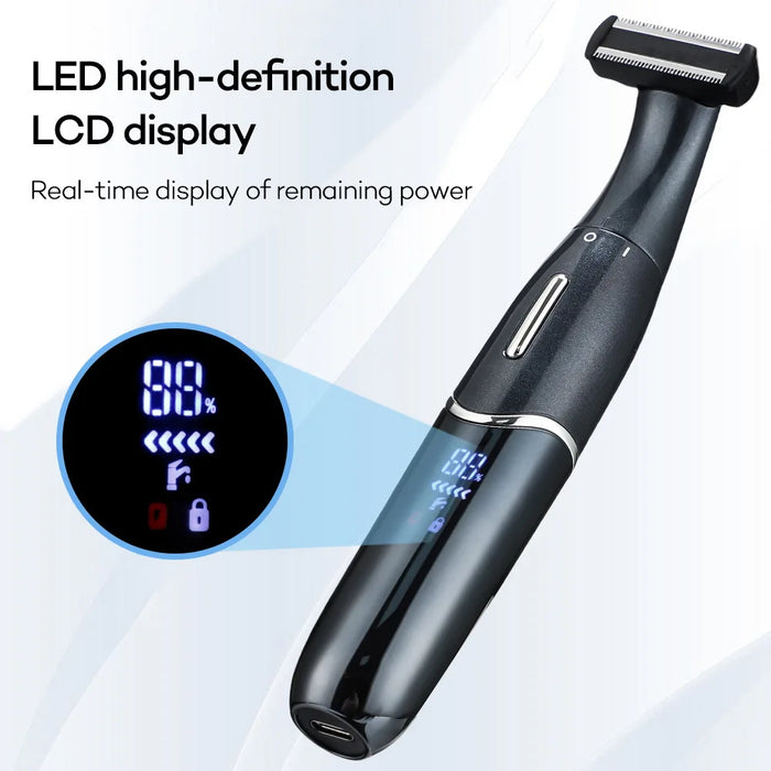 Intimate Areas Haircut Precision Shaver Men Bikini Line Sensitive Razor Balls Eggs Pubic Hair Shaving Trimmer Face Beard Clipper