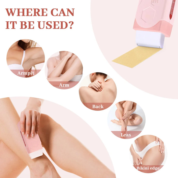 40W Roll on Waxing Depilatory Heater Melting Wax Cartridge Machine Body Bikini Hair Removal Paraffin Heating Wax Warmer Epilator