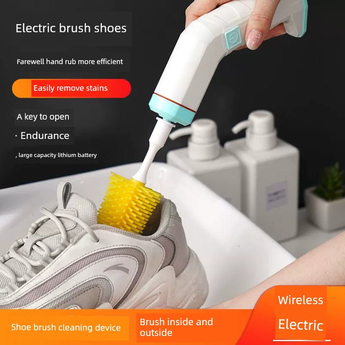 Electric Brush Shoes Machine Brush Silicone Shoes Can Be Brushed inside and outside Handy Gadget Portable Rechargeable Multifunctional Handheld Shoes Cleaning Machine