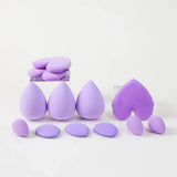12Pcs Makeup Sponge Blender Beauty Egg Set Foundation Sponges Liquid Cream Cosmetic Puff Women Make Up Accessories Beauty Tools