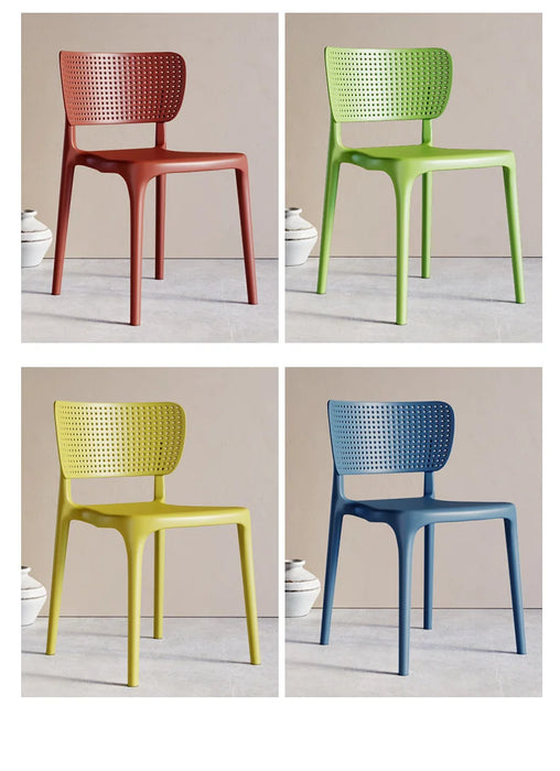 Nordic Modern Dining Chairs Plastic Comfort Backrest Dining Chairs Mid Century Modern Sillas De Comedor Home Furniture