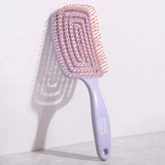 Hollowing Out Hairbrush Scalp Massage Comb Air Cushion Comb Tangled Hair Comb Ventilation Massage Comb Barber Styling Tool