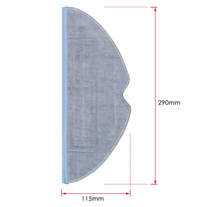 Clean Mop Microfiber Mop Clothes Cleaning Pads for Roborock T7S T7S Plus S7 Vacuum Cleaner Accessories