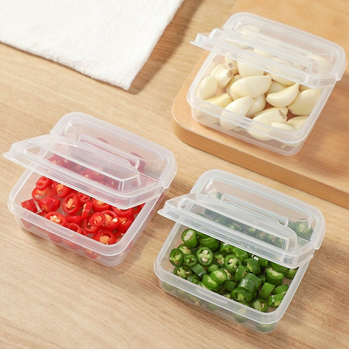 Flip Cheese Slice Storage Box Refrigerator Preservation