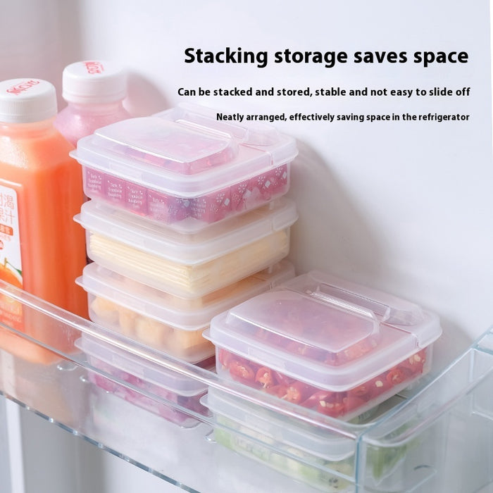 Flip Cheese Slice Storage Box Refrigerator Preservation