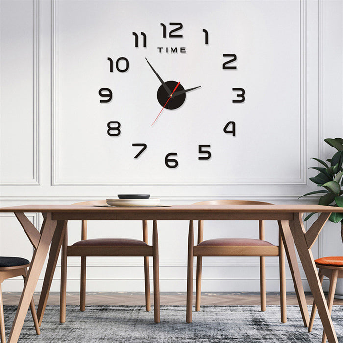 Acrylic Digital Decorative Wall Stickers Clocks