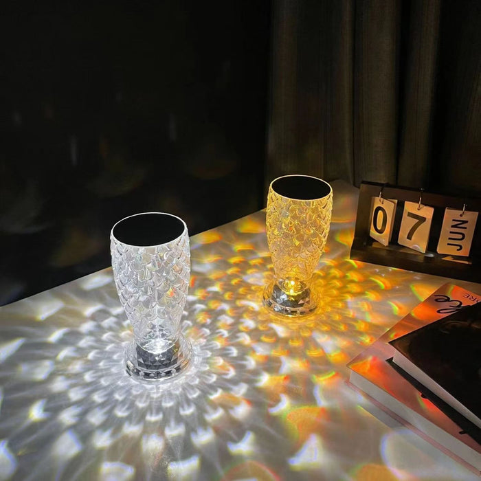 Fish Scale Lamp With USB Port LED Night Light